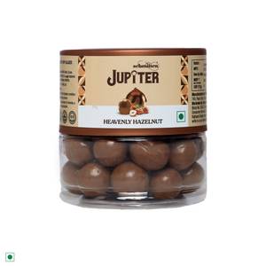 Schmitten Jupiter Hazelnut Coated Premium Milk Chocolate Shots Jar Perfect for Gifting