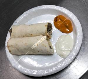 Paneer shawarma wrap