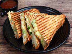 Vegetable Cheese Grilled Sandwich