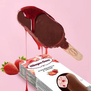 Strawberry Ice Cream (Stick)