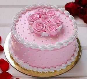 Eggless Strawberry Cake [450 Grams]