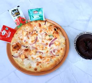 Onion Paneer Pizza Combo