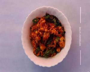 Egg bhurgi curry