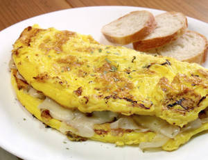 Double Pepper Omlette (with Onion)