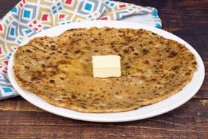 Green Peas Paneer Paratha