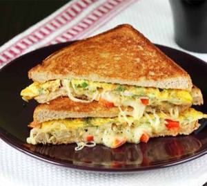 Cheese Bread Omelette