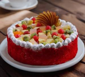 Red Velvet Fruit Cake  