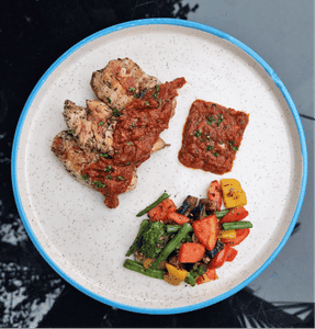 Grilled Tender Chicken Breast - Marinara Sauce