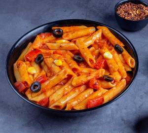 Veg red sauce pasta