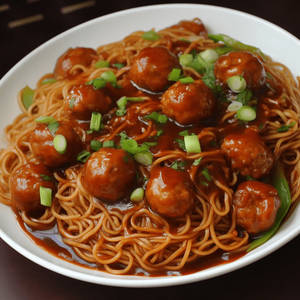 Noodles With Manchurian