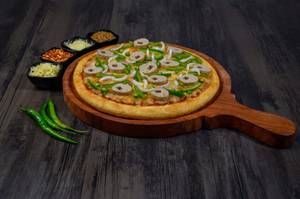 Chicken Seekh Kabab Pizza