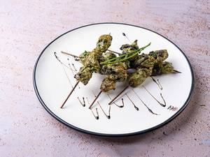 Lemongrass Pesto Chicken Skewers