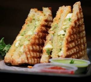 Veg Club Cheese Grilled Sandwich 