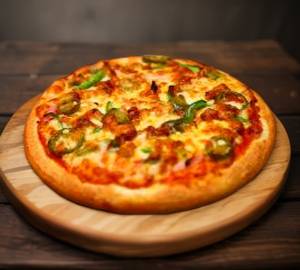 Spicy chicken pizza
