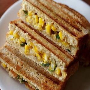 Grilled Tower Sweet Corn Sandwich