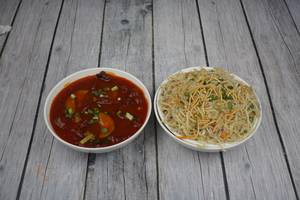 Veg Triple Schezwan Rice
