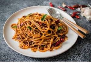 Chicken Burned Fried Garlic Noodle