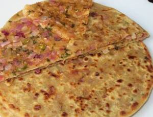 2 Pc Payaz Paratha With Chole