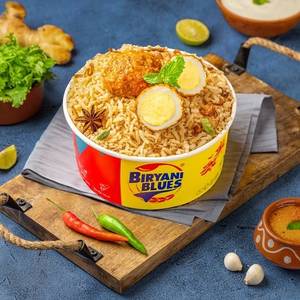 High Fiber Egg Biryani With Brown Rice [Serves 1 (2 eggs)]