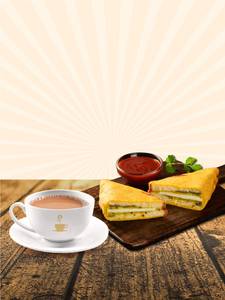 Masala Chai + Paneer Bread Pakoda (2)