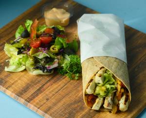 Cottage Cheese Fajita Wrap	