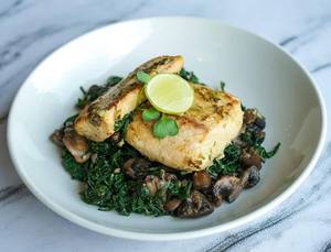 Pan Seared Mustard Fish
