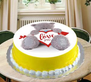 Teddy Love Expression Cake
