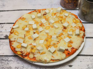 Special Veg American Corn with Paneer Pizza [7 inches]