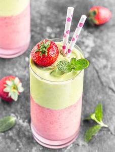 Strawberry Avocado Juice