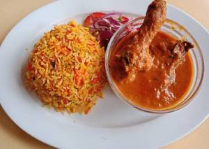 Biryani Rice ( Full)  With Pakistani Chicken