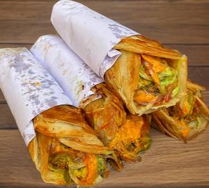 Single Soya Keema Kathi Roll