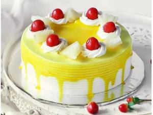 Eggless Pineapple Cake (1 Pound)
