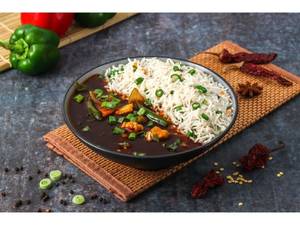 Veg Chilli Rice (With Gravy)