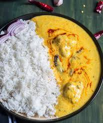 Kadhi Pakora With Rice