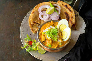 Chicken Bharta With 3 Butter Naan [serves 2]