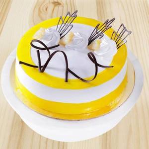 Pineapple garnishing cake-675 gms (with egg)