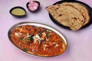 Paneer Butter Masala With 2 Lachha Paratha