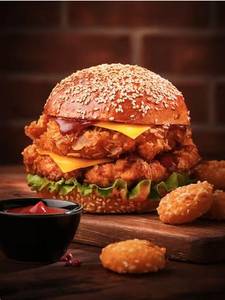 Fried Chicken Burger