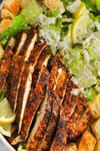 Grilled Chicken Breast With Lettuce Salad