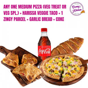 Any One Medium Pizza (veg Treat/ Veg Spl.) Combo