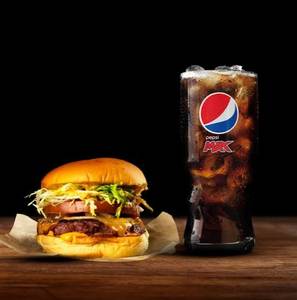 Crispy Veg Burger + Cold Drink 250ml