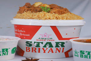 Mutton Mini Bucket Biryani (served 2 To 3 People)