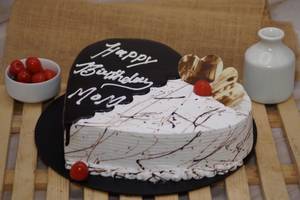 Heart Shaped Choco Vanilla Cake