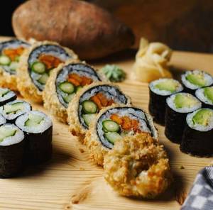 Veg Tempura Roll Sushi