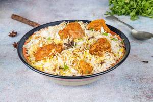 Lucknowi Chicken Biryani (Boneless) - Serves 1