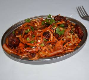 Veg Manchurian Noodles