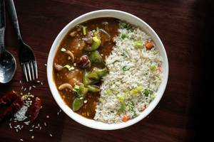 Chili Garlic Basil Rice Bowl