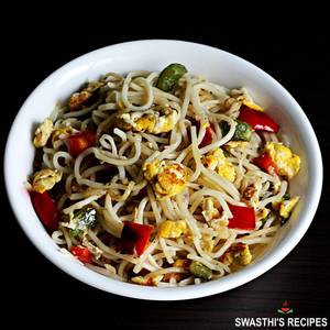 Egg Fried Noodles (Dhaba Style)