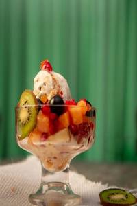 Fruit Salad With Ice Cream