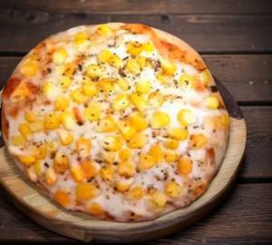 Sweet corn pizza 8 inches